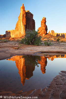 Courthouse Towers, Arches National Park, near Moab, Utah Courthouse Towers, Arches National Park, near Moab, Utah