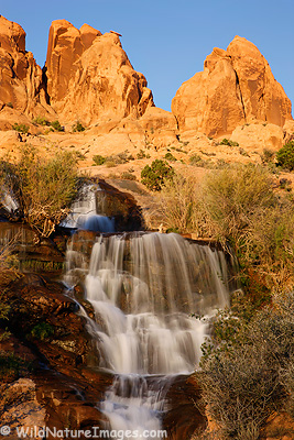 Moab area waterfall Moab area waterfall