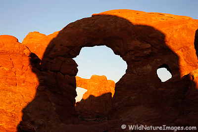 Turret Arch, Arches National Park, near Moab, Utah Turret Arch, Arches National Park, near Moab, Utah