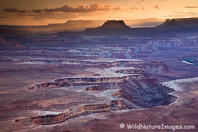 canyonlands Green River Overlook, Canyonlands National Park, Utah.