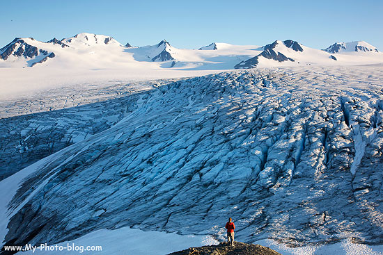 Harding Icefield, Kenai Fjords National Park, Alaska.