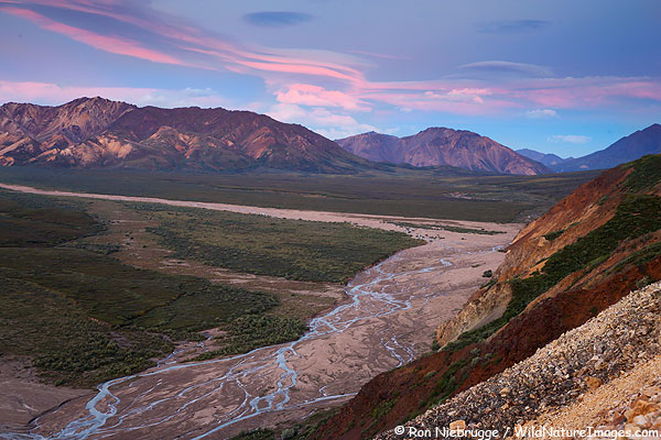 Polychrome Pass, Denali National Park, Alaska. Polychrome Pass, Denali National Park, Alaska.