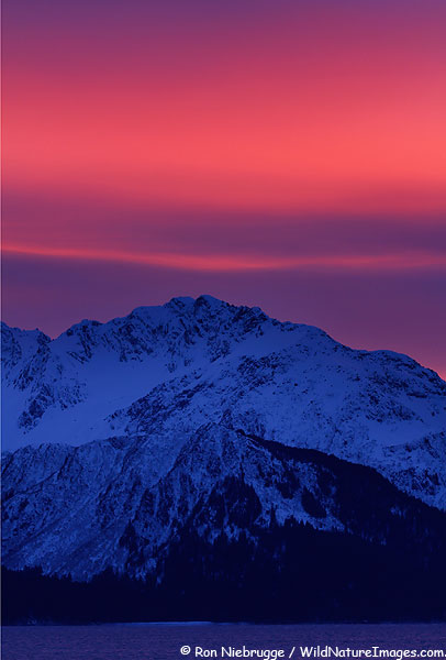 Yesterday's sunrise over Resurrection Bay, Seward, Alaska. Yesterday's sunrise over Resurrection Bay, Seward, Alaska.